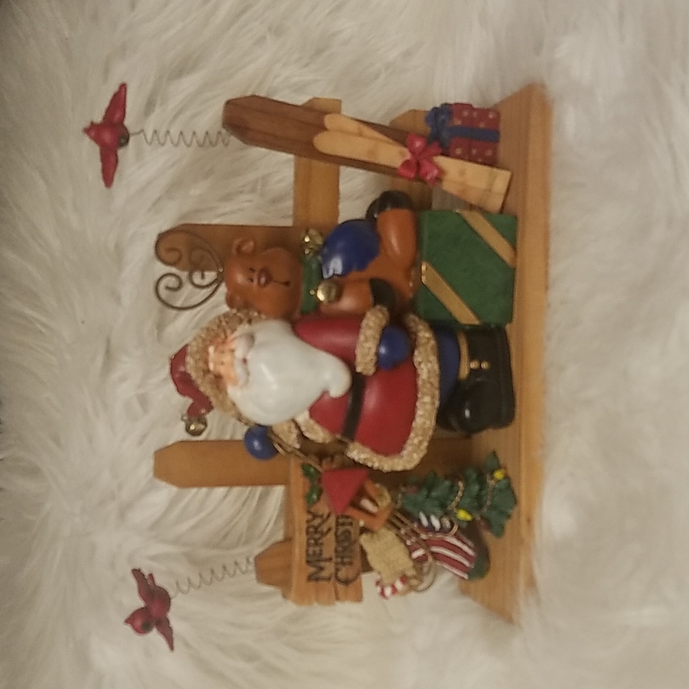 CHRISMAS SANTA AND REINDEER DECORATION